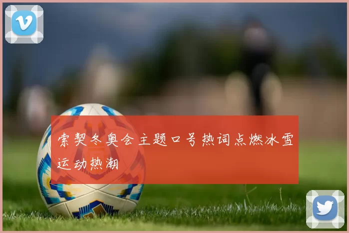 索契冬奥会主题口号热词点燃冰雪运动热潮