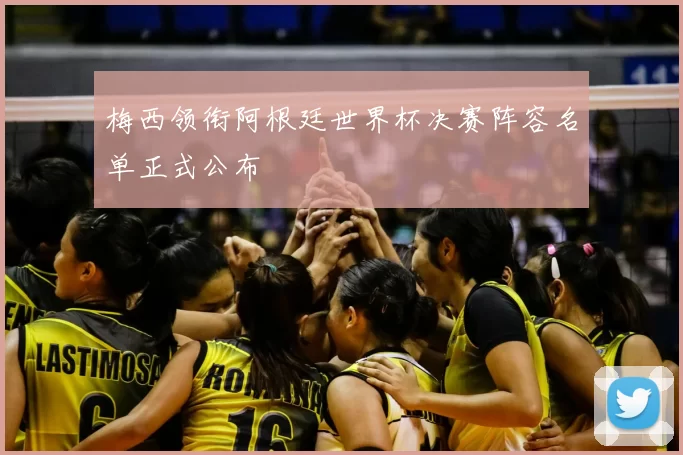 梅西领衔阿根廷世界杯决赛阵容名单正式公布